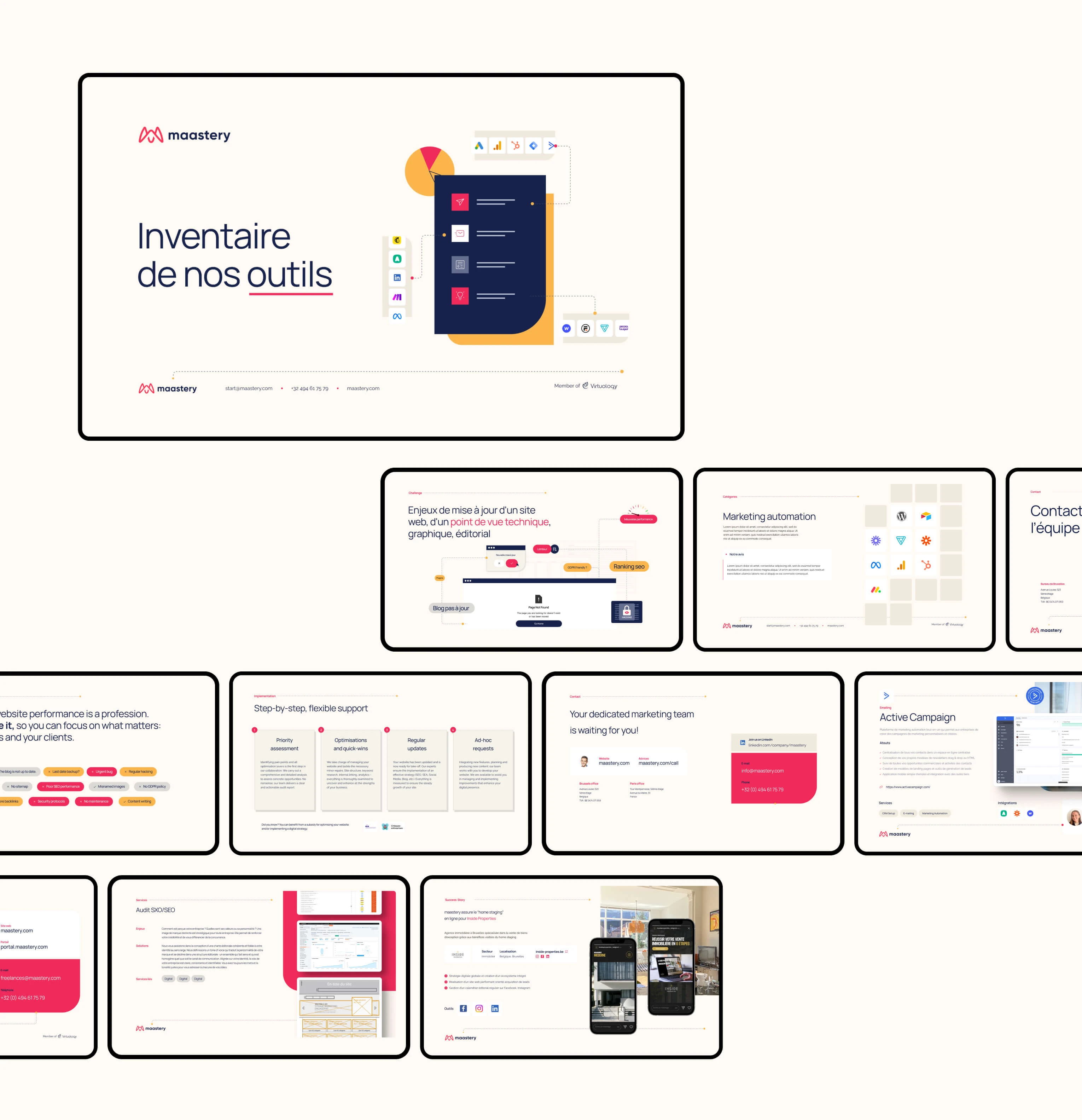 Selection of slide presentation