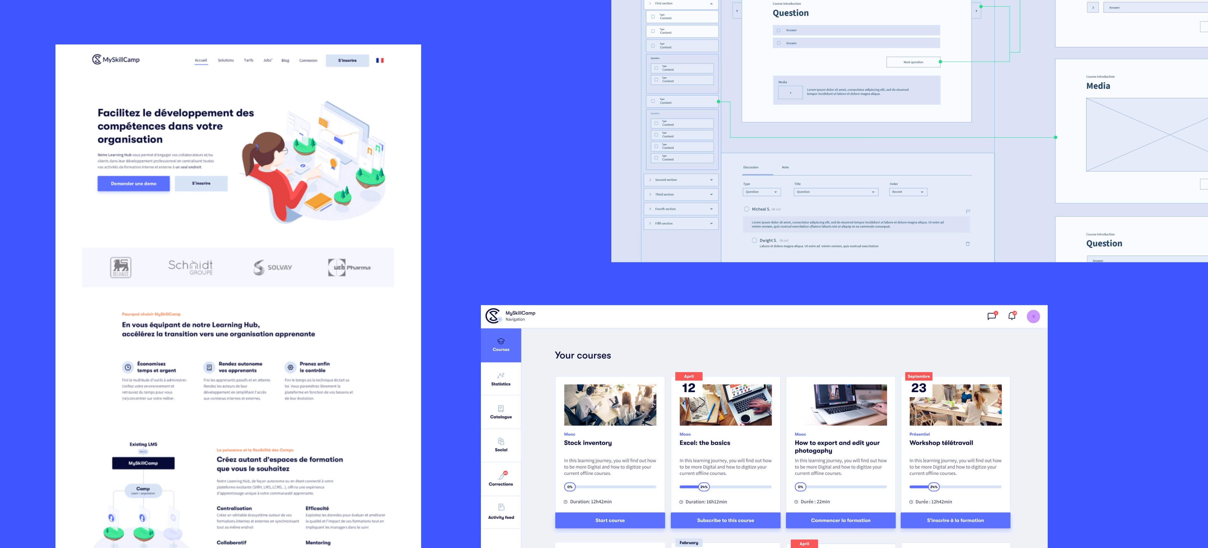 hero image for myskillcamp case study